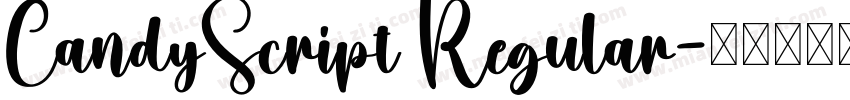 CandyScript Regular字体转换